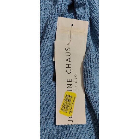 Josephine Chaus Studio Women's Blue Knit Button Front Cardigan Sweater Size S - Picture 4 of 4